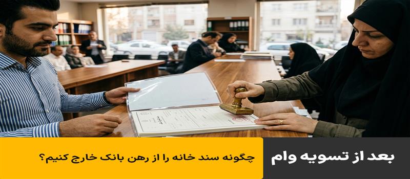بعد از تسویه وام، چگونه سند خانه را از رهن بانک خارج کنیم؟