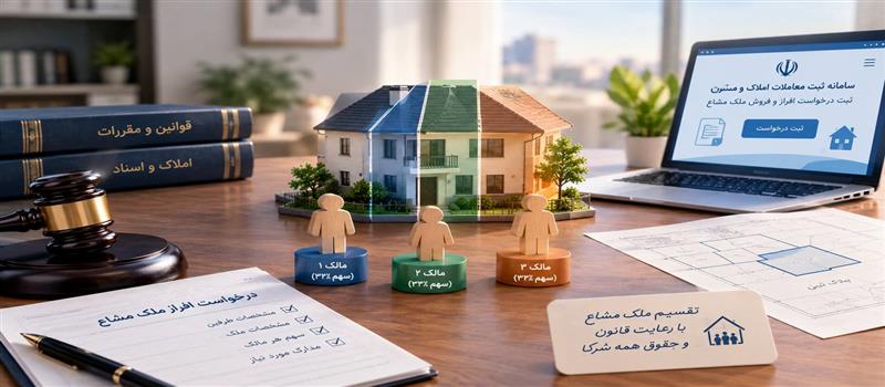 تقسیم خانه ورثه‌ای یا ملک مشاع چگونه انجام می‌شود؟ راهنمای افراز و فروش ملک